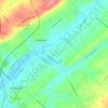 Mappa topografica Bridgetown, altitudine, rilievo