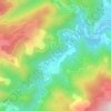 Mappa topografica Can Partère, altitudine, rilievo