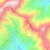 Mappa topografica Mt Camisong Forest park and events, altitudine, rilievo