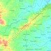 Mappa topografica Lambunao, altitudine, rilievo