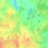 Mappa topografica La Touche, altitudine, rilievo