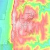 Mappa topografica Ingwavuma, altitudine, rilievo