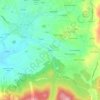 Mappa topografica Clama, altitudine, rilievo
