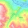Mappa topografica Saccsamarca, altitudine, rilievo