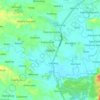 Mappa topografica Dueñas, altitudine, rilievo