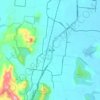 Mappa topografica El Arish, altitudine, rilievo
