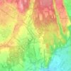 Mappa topografica Cascina Amata, altitudine, rilievo