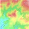 Mappa topografica Cebola, altitudine, rilievo