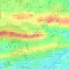Mappa topografica Le Haut Carbouchet, altitudine, rilievo