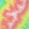 Mappa topografica Cima Telegrafo, altitudine, rilievo