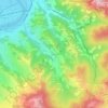 Mappa topografica Reaglie, altitudine, rilievo