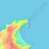 Mappa topografica Le Port-Jacquet, altitudine, rilievo