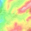 Mappa topografica A Cavada, altitudine, rilievo