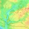 Mappa topografica Sandfurt, altitudine, rilievo