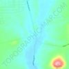 Mappa topografica Fruitdale, altitudine, rilievo
