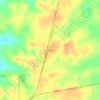 Mappa topografica Dodge, altitudine, rilievo