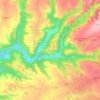 Mappa topografica Prade-Haute, altitudine, rilievo