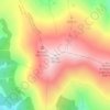 Mappa topografica Chullo, altitudine, rilievo