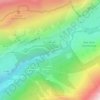 Mappa topografica Col de la Madeleine, altitudine, rilievo