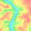 Mappa topografica Neuville, altitudine, rilievo