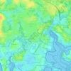 Mappa topografica Kercourse, altitudine, rilievo