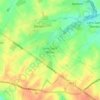 Mappa topografica Lens-Saint-Remy, altitudine, rilievo