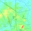 Mappa topografica Mangriguda, altitudine, rilievo