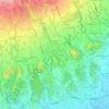 Mappa topografica Fonte Alto, altitudine, rilievo