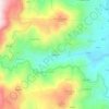 Mappa topografica Enxerto, altitudine, rilievo
