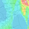 Mappa topografica Taguig, altitudine, rilievo