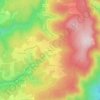 Mappa topografica Joubert, altitudine, rilievo