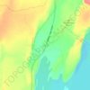 Mappa topografica Loruk, altitudine, rilievo