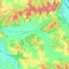 Mappa topografica Malvicina, altitudine, rilievo