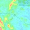 Mappa topografica Mokeri, altitudine, rilievo