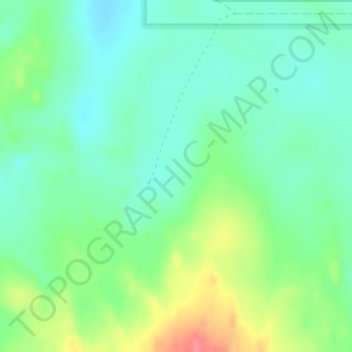 Mappa topografica Nambung, altitudine, rilievo