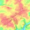 Mappa topografica Kermoin, altitudine, rilievo