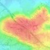 Mappa topografica Blunsdon Hill, altitudine, rilievo