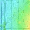 Mappa topografica Dunford, altitudine, rilievo