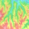Mappa topografica Gracieira, altitudine, rilievo