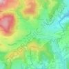 Mappa topografica Le Mas, altitudine, rilievo