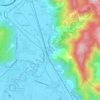 Mappa topografica Rigoli, altitudine, rilievo