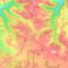Mappa topografica Roubi, altitudine, rilievo