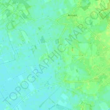 Mappa topografica Armweide, altitudine, rilievo