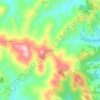 Mappa topografica San Cipriano, altitudine, rilievo