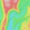 Mappa topografica Tamolitch Falls, altitudine, rilievo