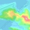 Mappa topografica Upper Cubi, altitudine, rilievo