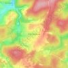 Mappa topografica Porcheresse, altitudine, rilievo
