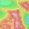 Mappa topografica Monte Partenio, altitudine, rilievo