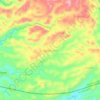 Mappa topografica Tangkulan, altitudine, rilievo