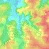 Mappa topografica Curton, altitudine, rilievo